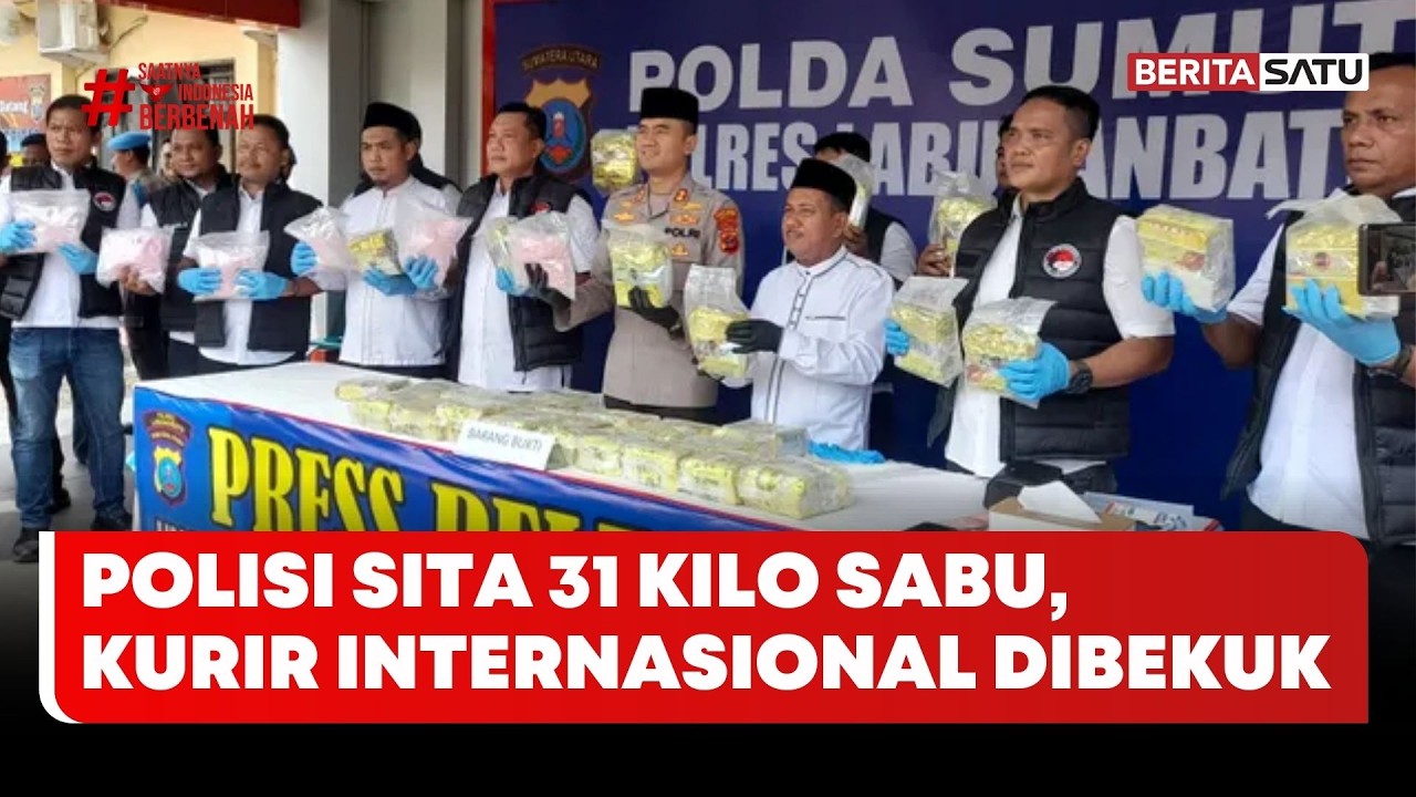 Polisi Bekuk Sepasang Kurir Narkoba Jaringan Internasional, 31 Kilo Sabu Disita #beritasatu