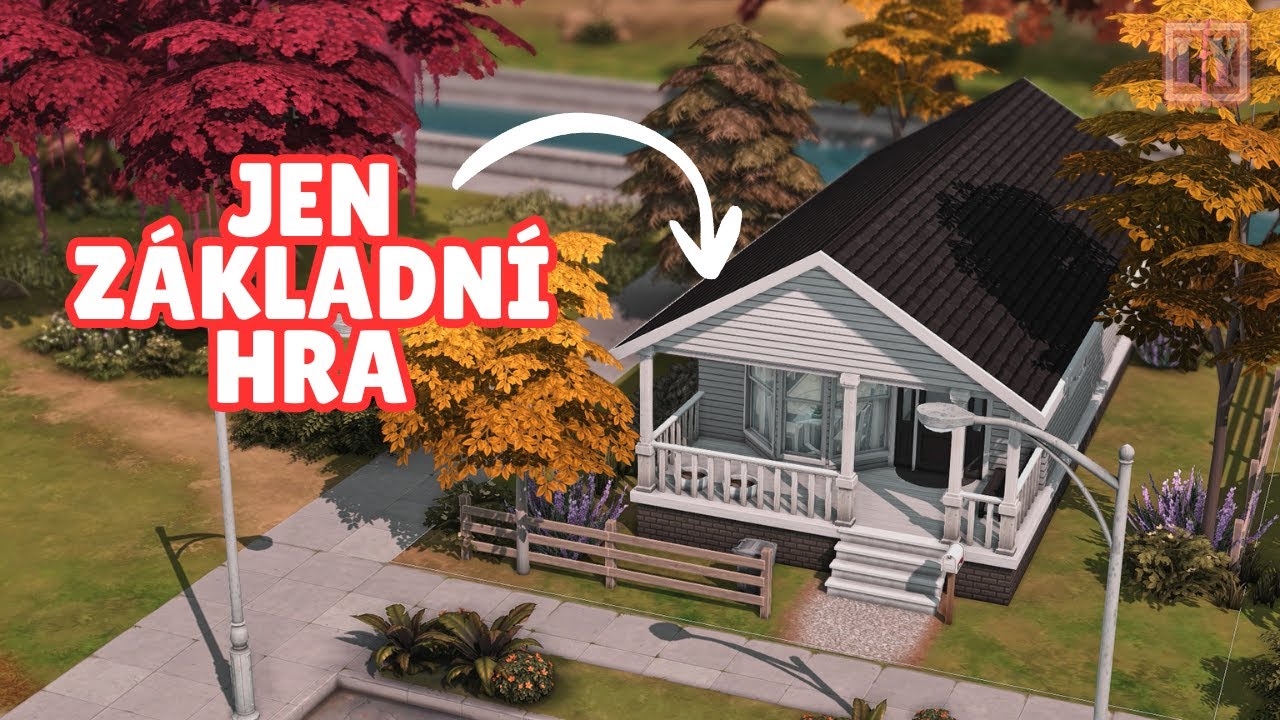 Sims 4 Build Challenge ☕ BEZ cheatů | 1.Díl toho zvládnu za minimum simoleonů? 😬
