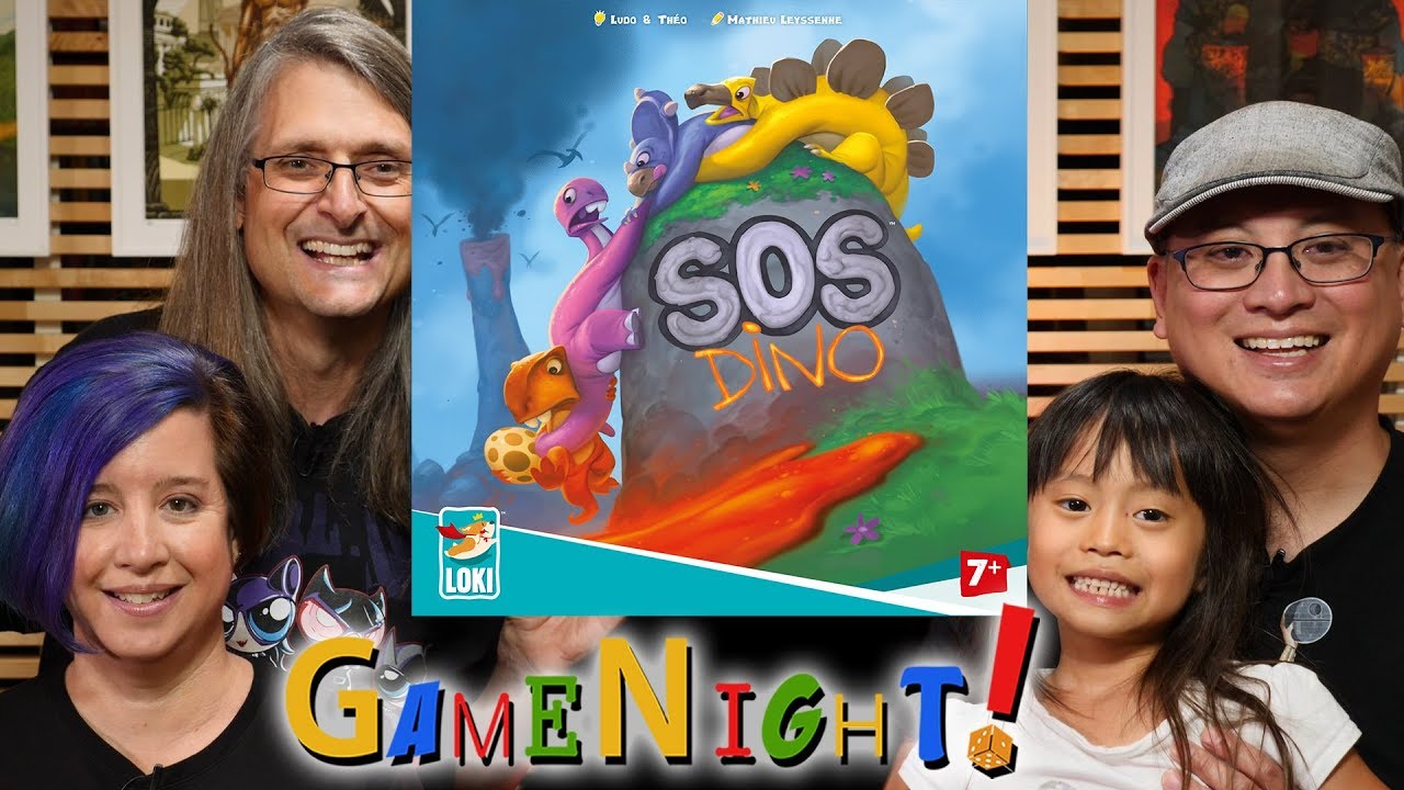 SOS Dino - GameNight! Se7 Ep36 - How to Play and Playthrough