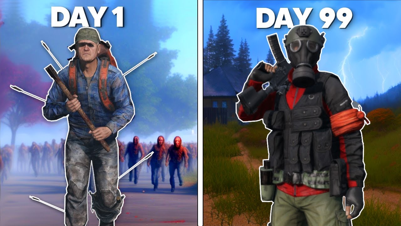 Я выжил 100 ЧАСОВ на самом сложном сервере DayZ...