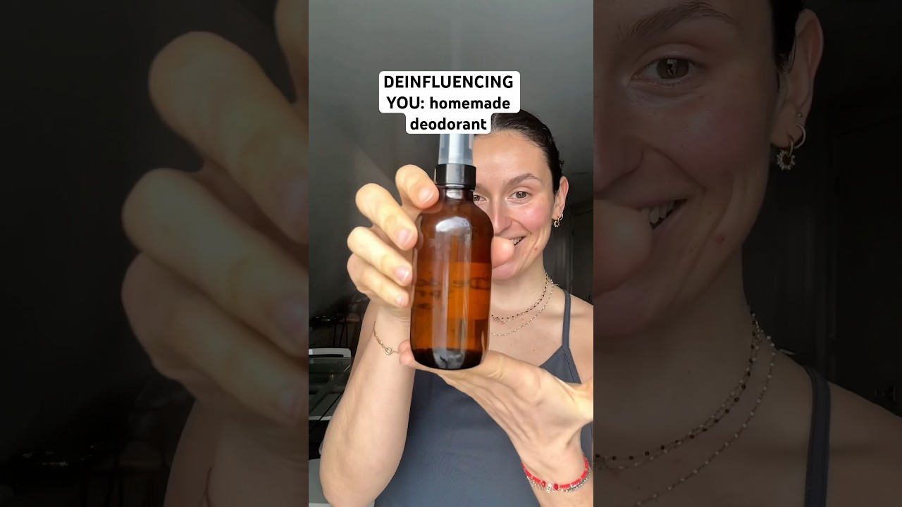 Homemade nontoxic deodorant is so cheap and easy !! #deinfluencing #naturaldeodorant