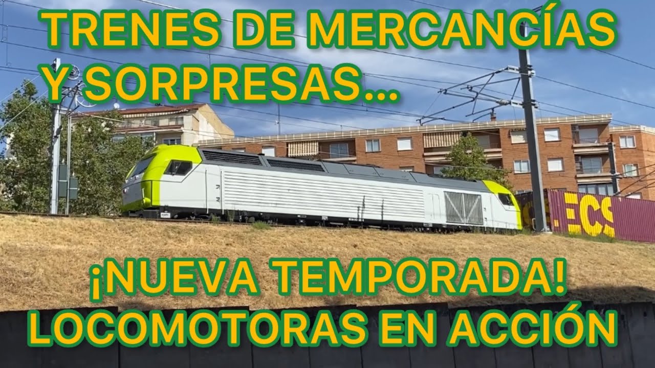 Reportaje TRENES de mercancías FERROCARRIL Español train videos TMS T3 Ep.01 Renfe Captrain