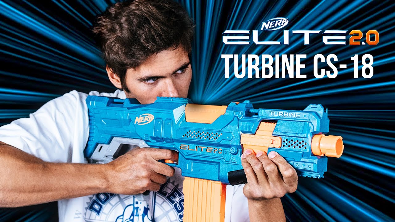 NERF TURBINE CS-18 - AUTOMATYCZNY KARABIN W WERSJI NERF ELITE 2.0 | RECENZJA