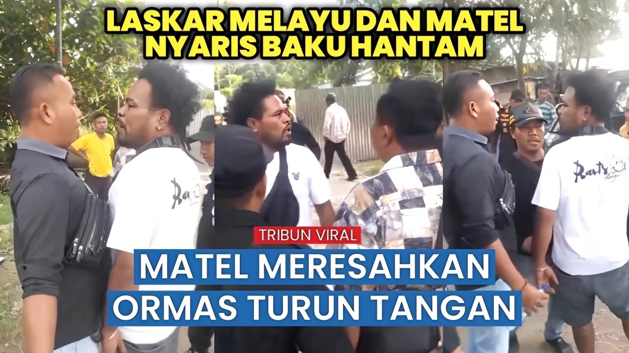 Viral, Ketegangan Pecah di Pekanbaru, Perseteruan Laskar Melayu dan MATEL
