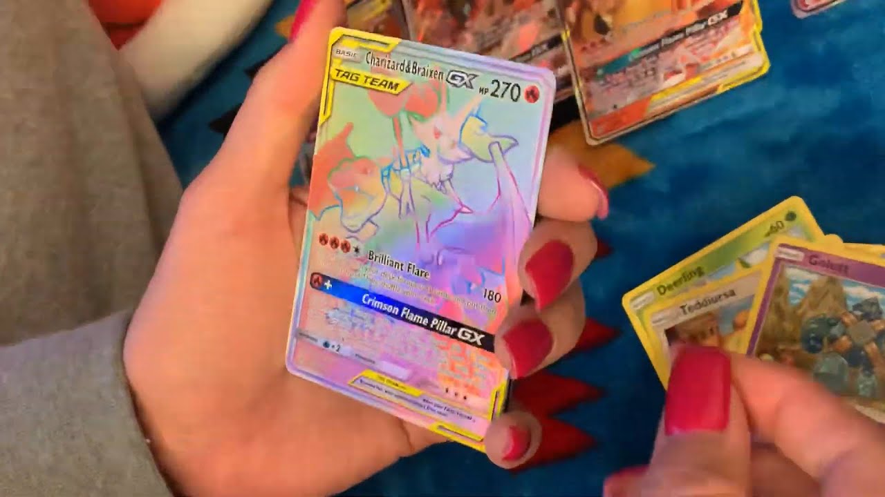 Pulling Rainbow CHARIZARD AND BRAIXEN GX RAINBOW!!!! Cosmic Eclipse booster box opening. Rare finds!
