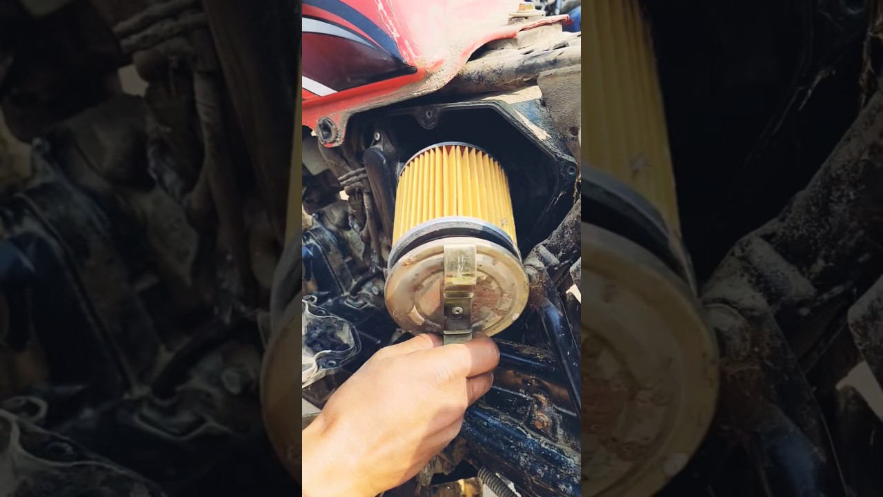 How to change air filter of Hero Passion Pro easily at home 🏠#shorts #video #viralvideo