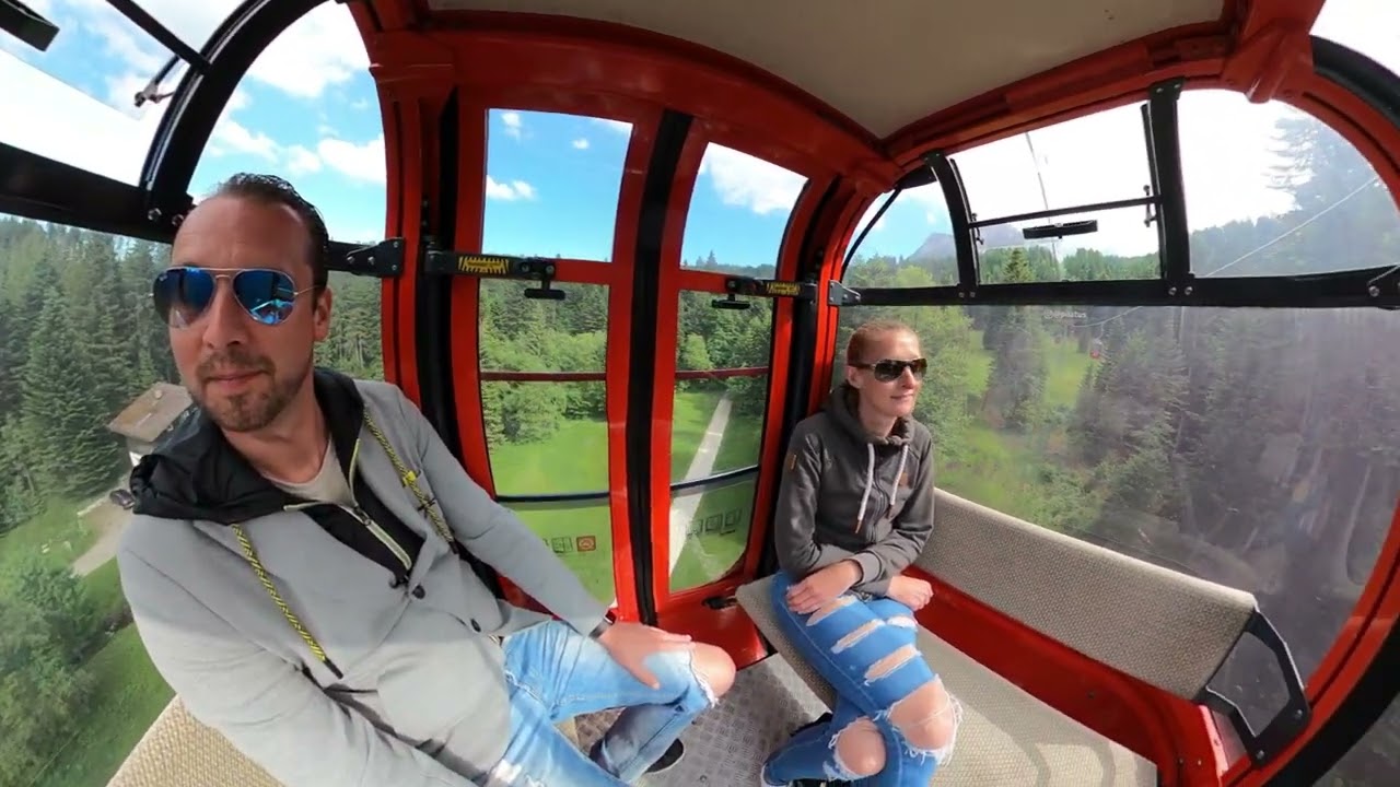 Mount Pilatus Panorama Gondelbahn downhill