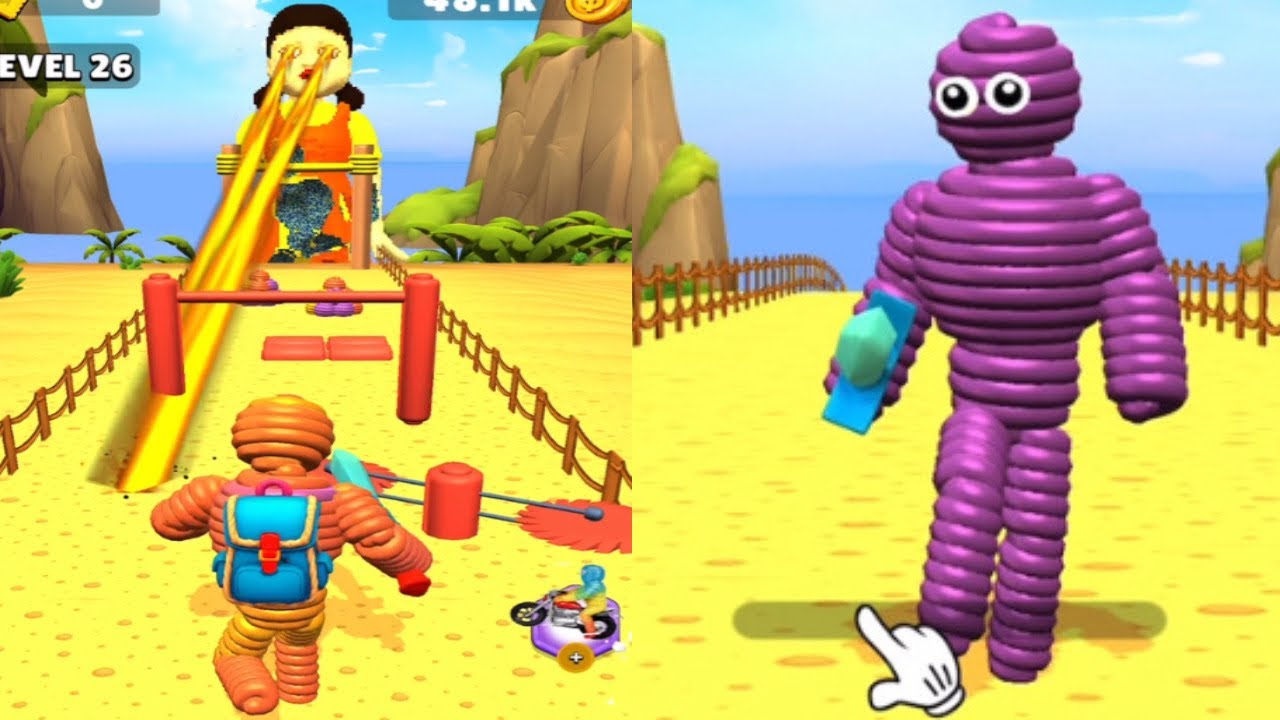 Rope Man Gameplay iOS Android | Gameplay Birds Sound