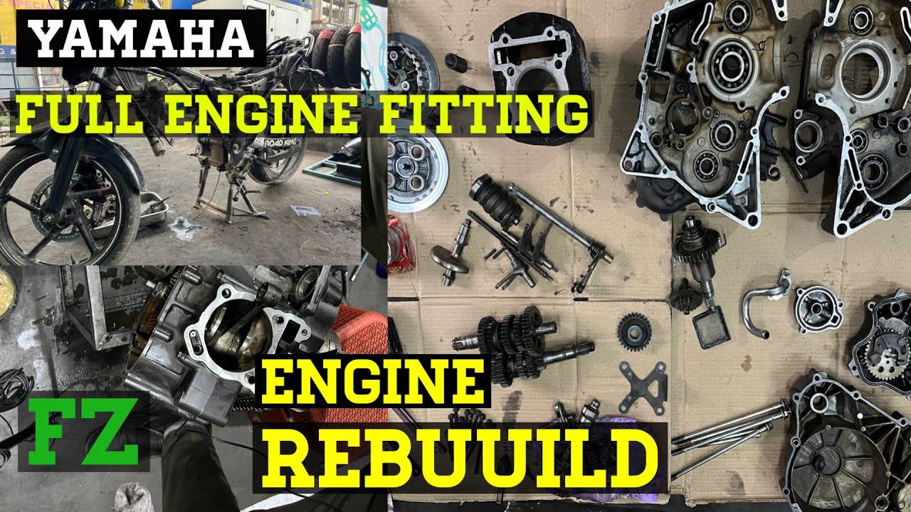 Yamaha FZ” Fully Engine Rebuild”Complete Engine Fitting “””” Complete Details””