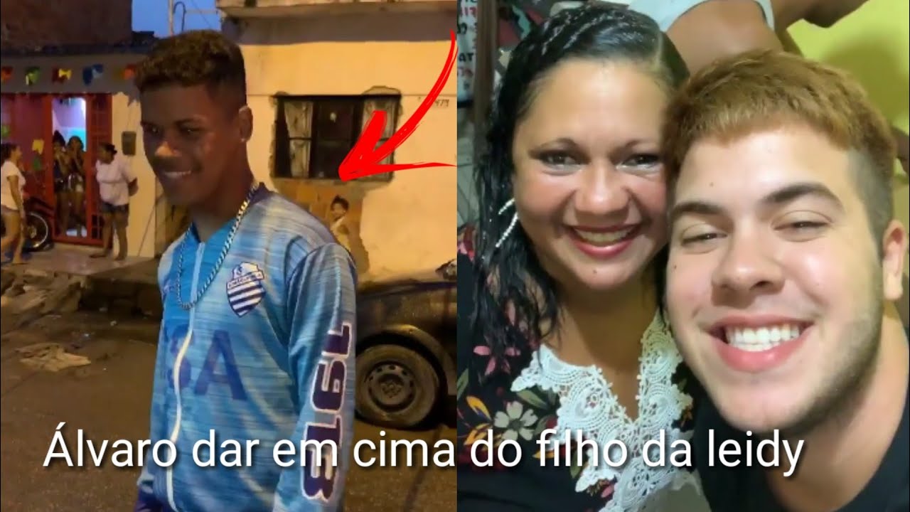 Álvaro dar cantadas no filho da leydi
