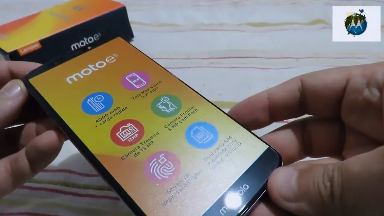 Unboxing (desembalando) Motorola Moto E5