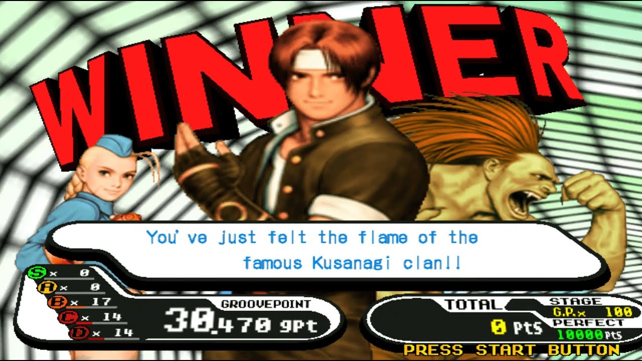 Capcom Vs SNK 1 (Dreamcast) - Kyo/Blanka/Cammy Playthrough