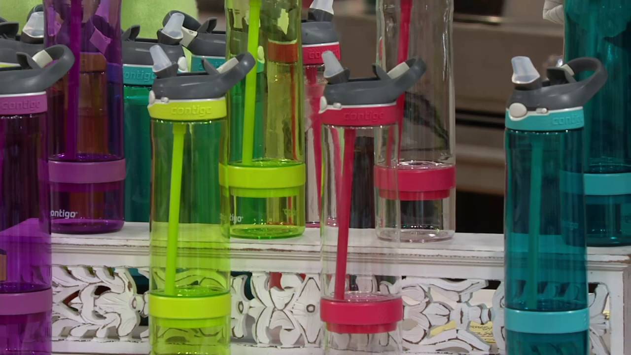 Contigo Set of 2 Fruit Infusion Water Bottles on QVC