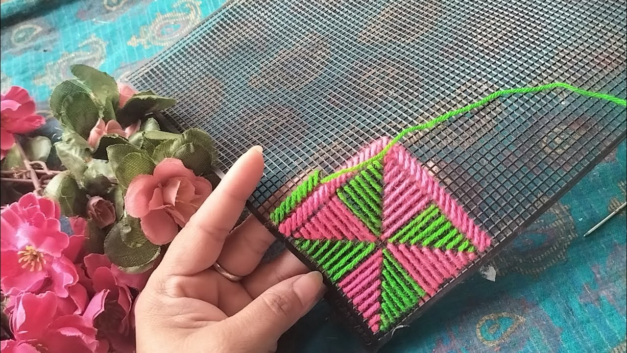 BEAUTIFUL AND SIMPLE PLASTIC CANVAS DESIGN IDEAS FOR BEGINNERS ll Woolen Craft #28