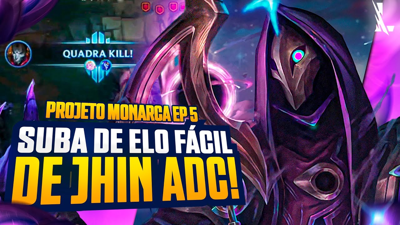 DEPOIS DESSE VÍDEO, VOCÊ VAI SUBIR DE ELO | JHIN ADC  | PROJETO MONARCA EP.5 | LoL Wild Rift
