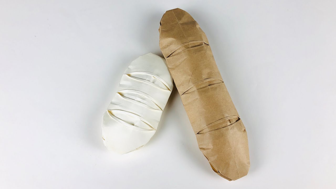 Origami French Bread by PaperPh2