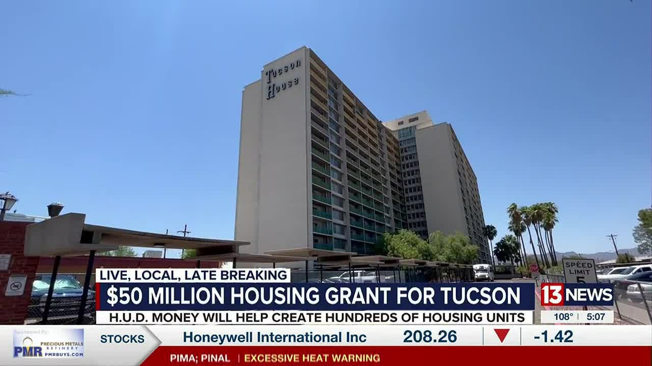 City of Tucson receives $50 million grant, funds to revitalize Tucson House and surrounding area