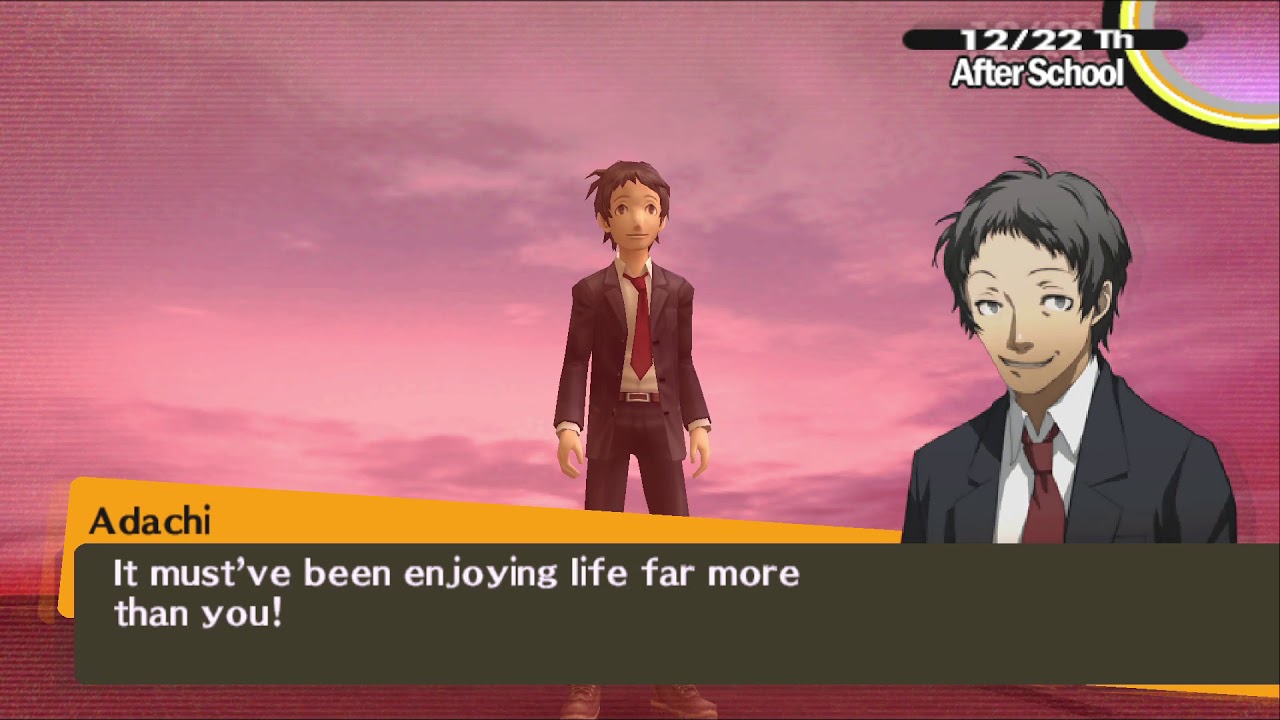 Persona 4 - Boss Adachi & Final Boss Ameno-Sagiri [FHD 60FPS]