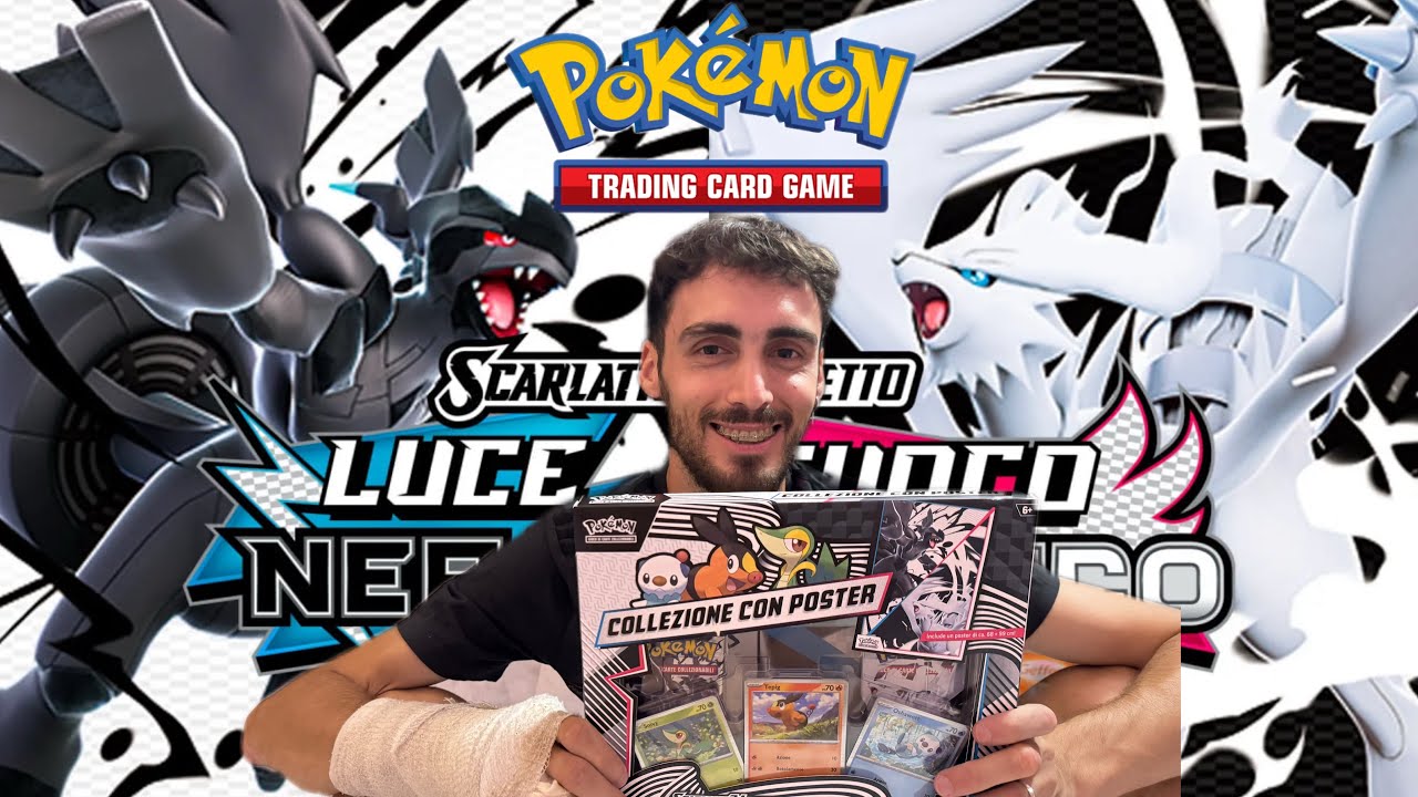 Apro la NUOVA COLLEZIONE CON POSTER di POKÉMON LUCE NERA e FUOCO BIANCO⚡️🔥 - Pokémon TCG