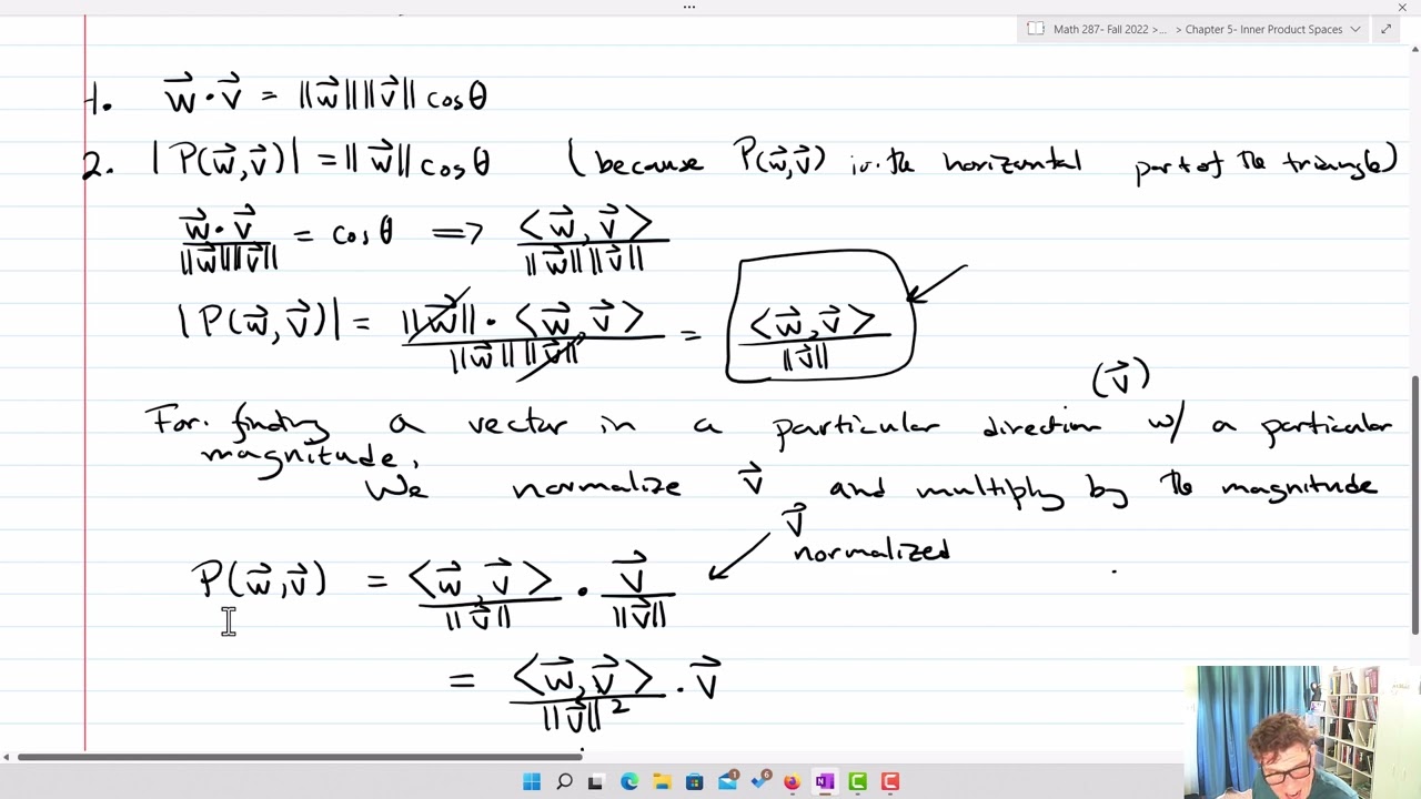 Orthogonal Projections
