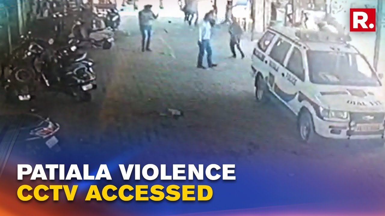 Patiala Violence: Republic Accesses CCTV Footage Of Attack Outside Kalimata Temple