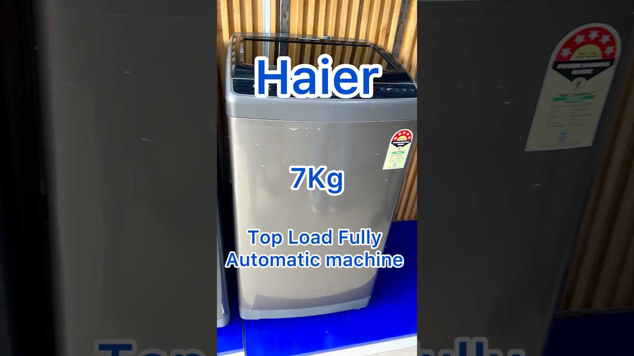 Haier 7Kg top load fully automatic washing machine 2025 #haier #washingmachine