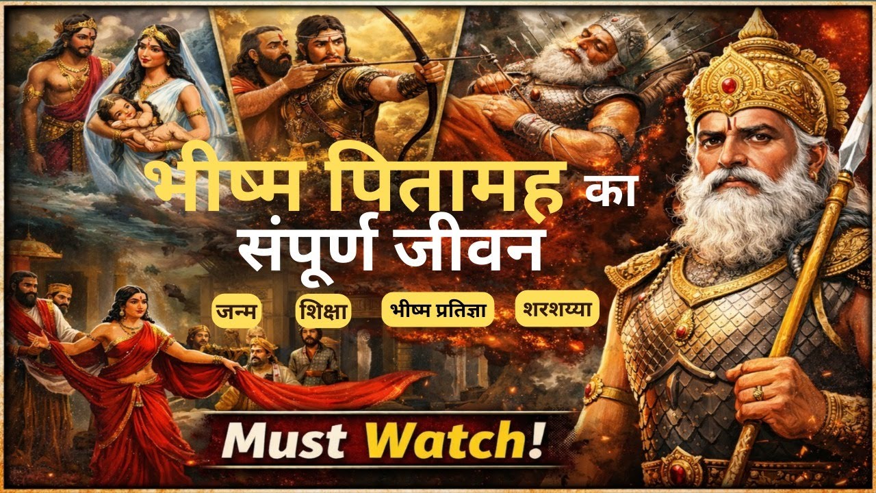 भीष्म पितामह का संपूर्ण जीवन परिचय | जन्म से मृत्यु तक की पूरी कहानी | RD Academy Selection