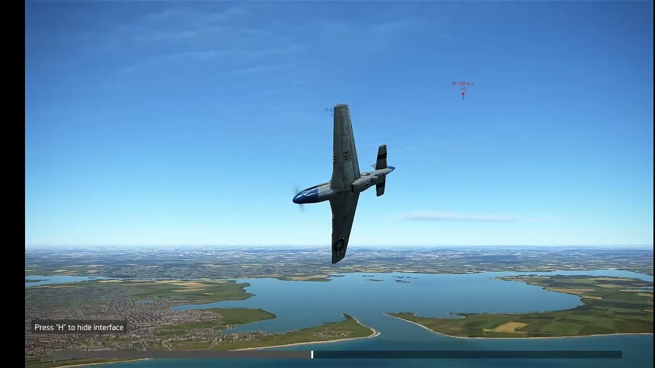IL2 Sturmovok P 51D versus ME 109K4