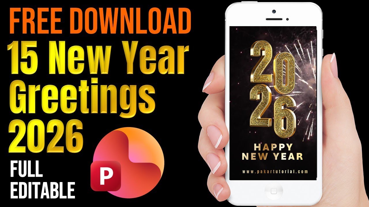 Download Free Beautiful New Year 2026 Greetings