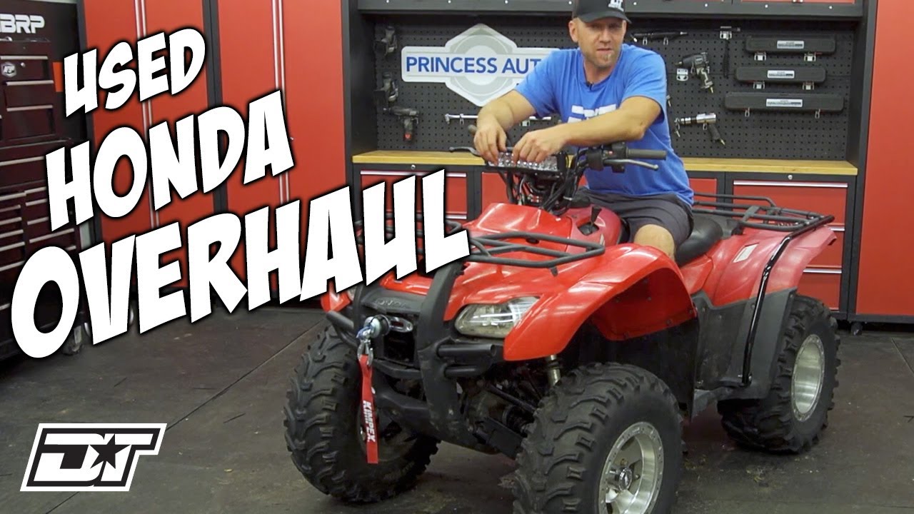Very Used Honda FourTrax Rancher ES ATV Overhaul