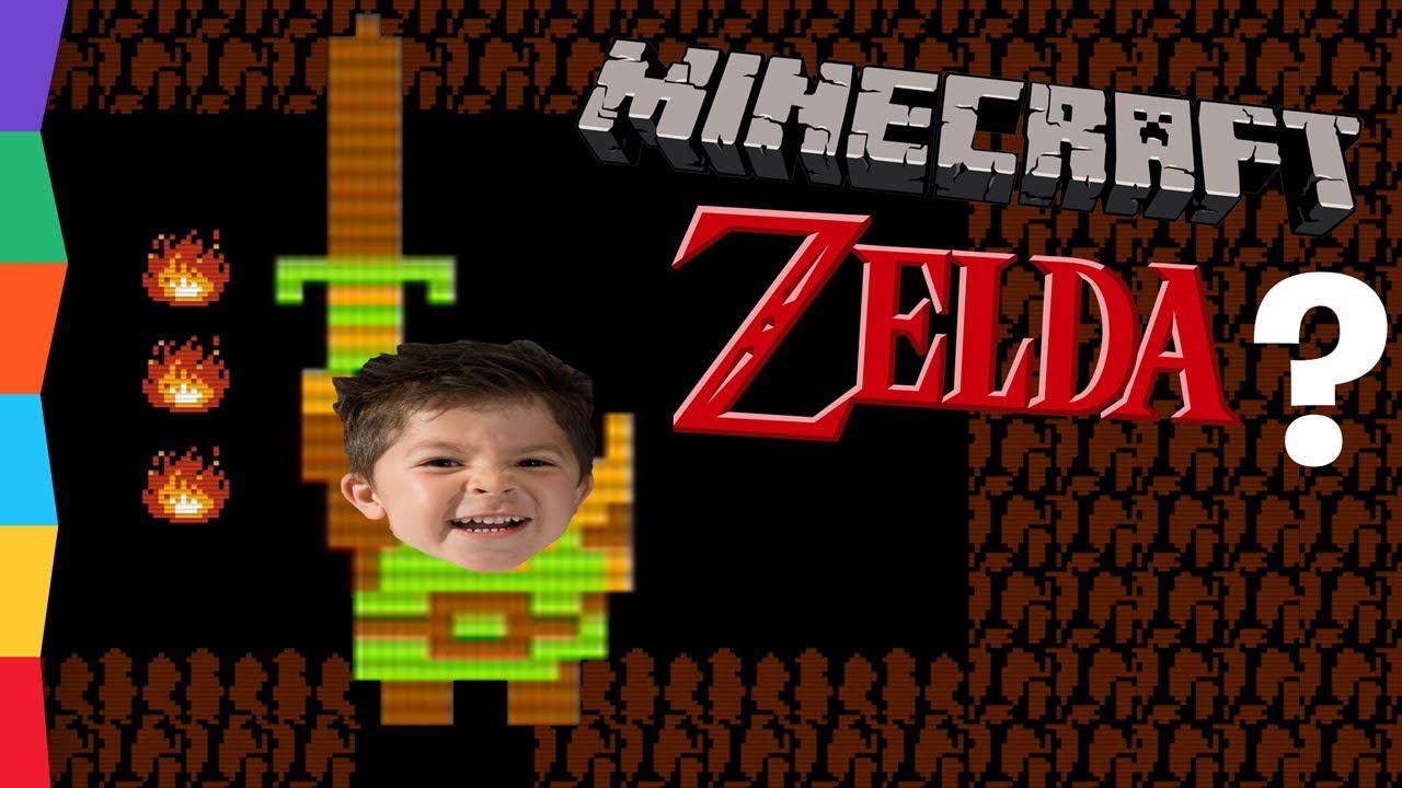 MINECRAFT ZELDA? NES The Legend of Zelda and Breath of the Wild BOTW Update