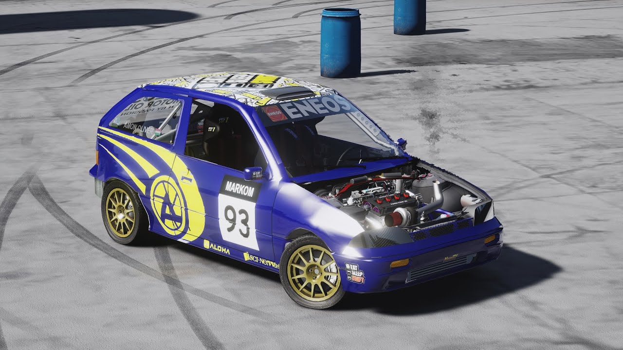 Ámon Olivér Justy Turbo AWD Keresztbe #amonoliver #assettocorsa