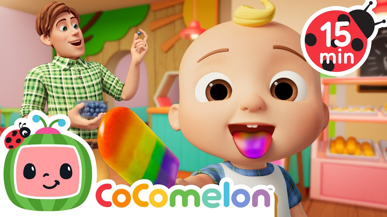 Learning Colors With Rainbow Popsicles! | Cocomelon | Science and Nature Cartoons For Kids