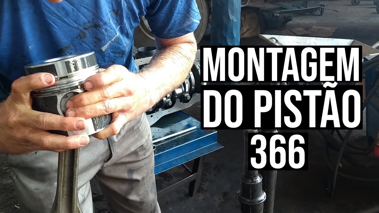 Montagem do pistão 366