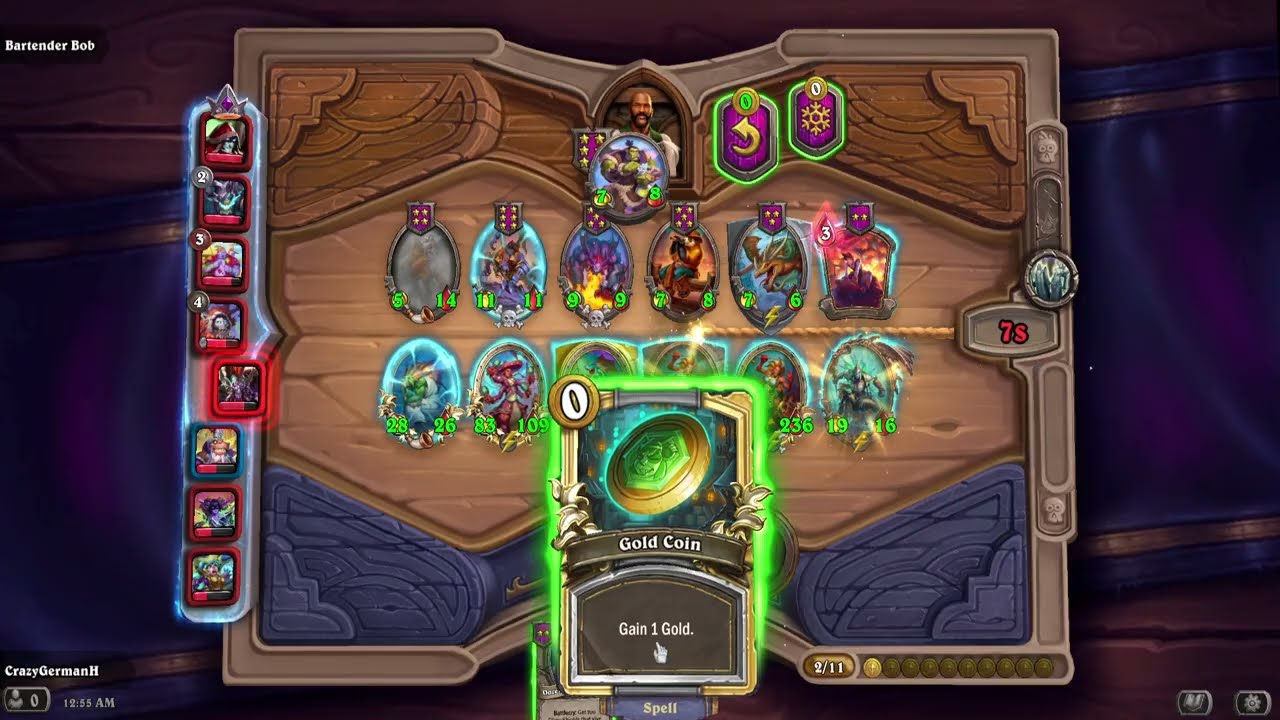 Hearthstone Battlegrounds Android Gameplay #225 - This TimeWarped Minion Is SOO BUSTED!