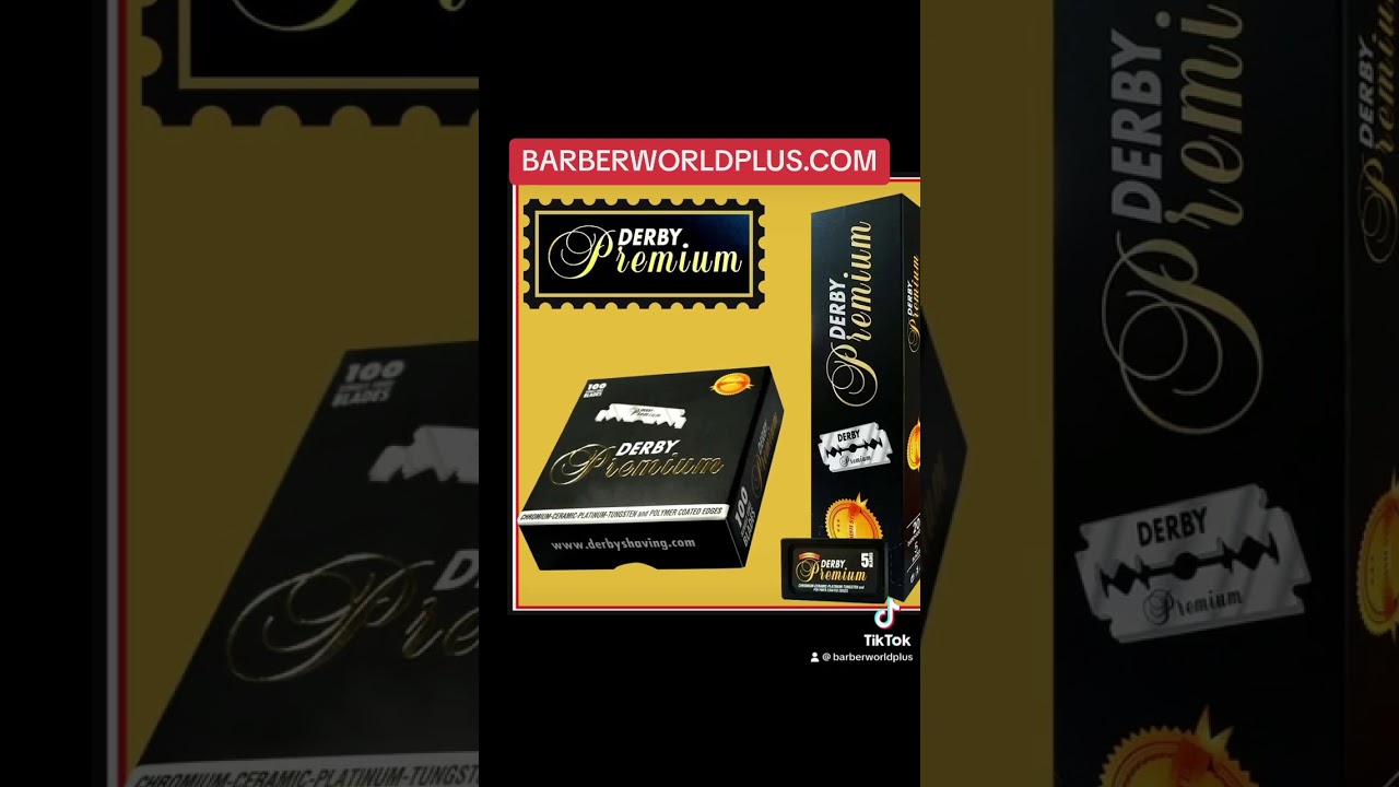 derby double edge razor blades 100ct-Premium/ BARBERWORLDPLUS.COM / 