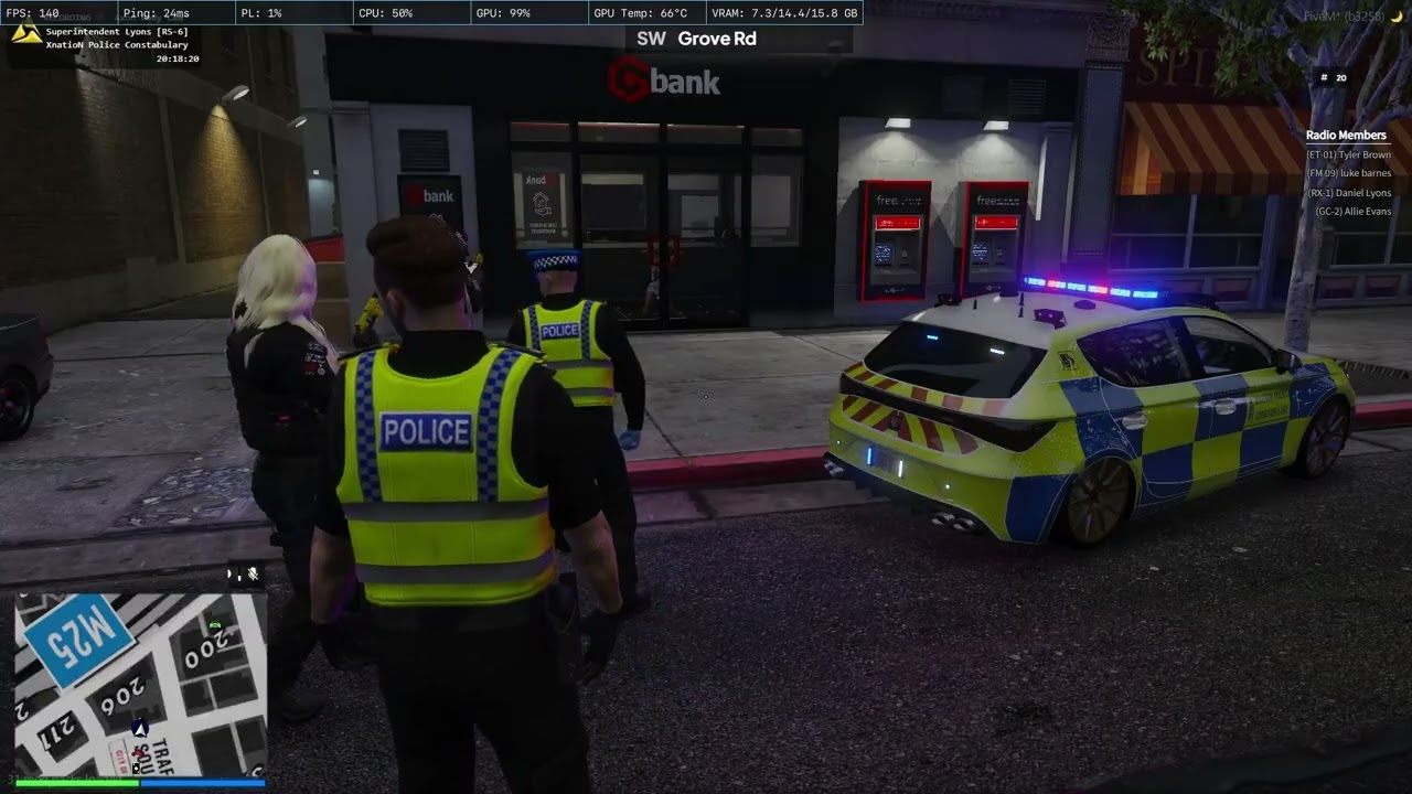 XNATION - Police Chase - Bank Robbery
