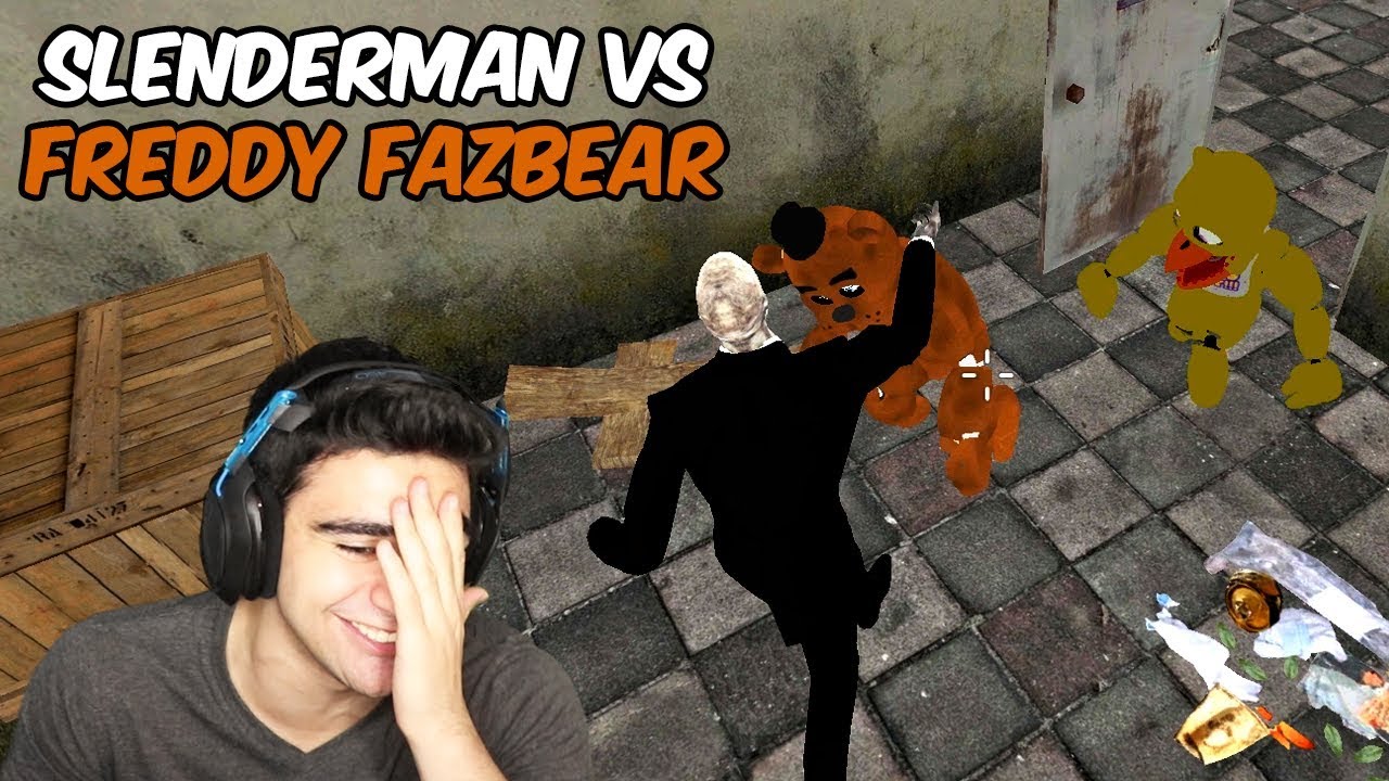 I'M PLAYING AS SLENDERMAN VS THE FNAF ANIMATRONICS! - Slenderman vs Freddy The Fazbear (Ending)