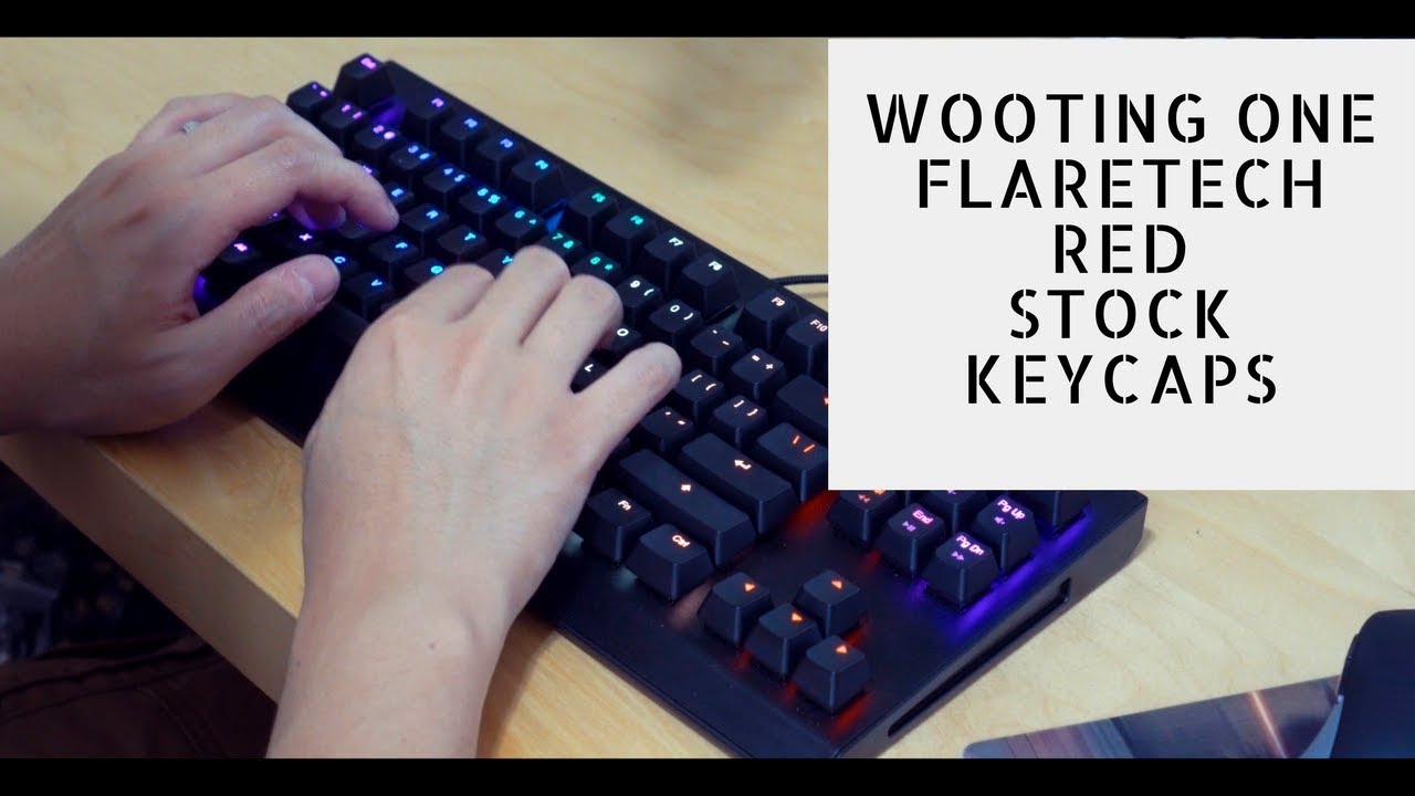 Wooting One Typing Test (Flaretech Red)