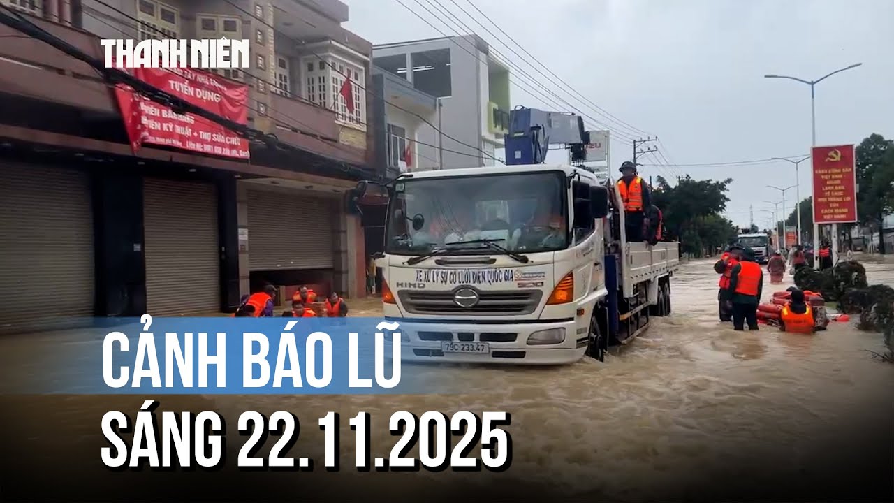 Cảnh báo lũ sáng 22.11: Sông  Krông Ana, sông Ba đang xuống, sông Kôn đang lên lại