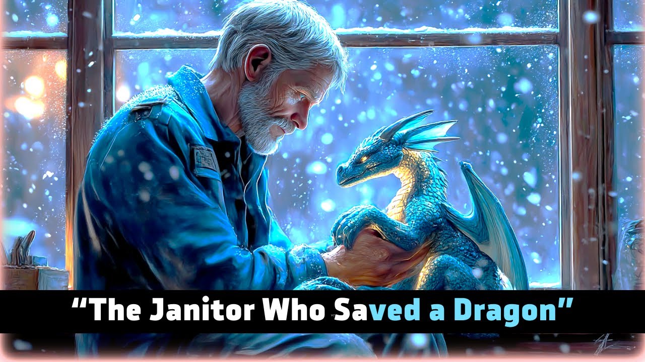 A Human Janitor Rescues a Frozen Dragon Infant—The Dragon Empire Kneels in Response