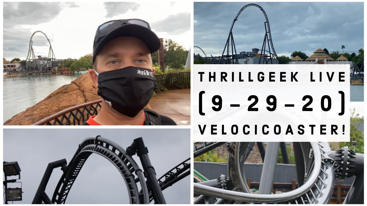 ThrillGeek LIVE Islands of Adventure (9-29-20) VelociCoaster Update, Wizarding World and MORE!