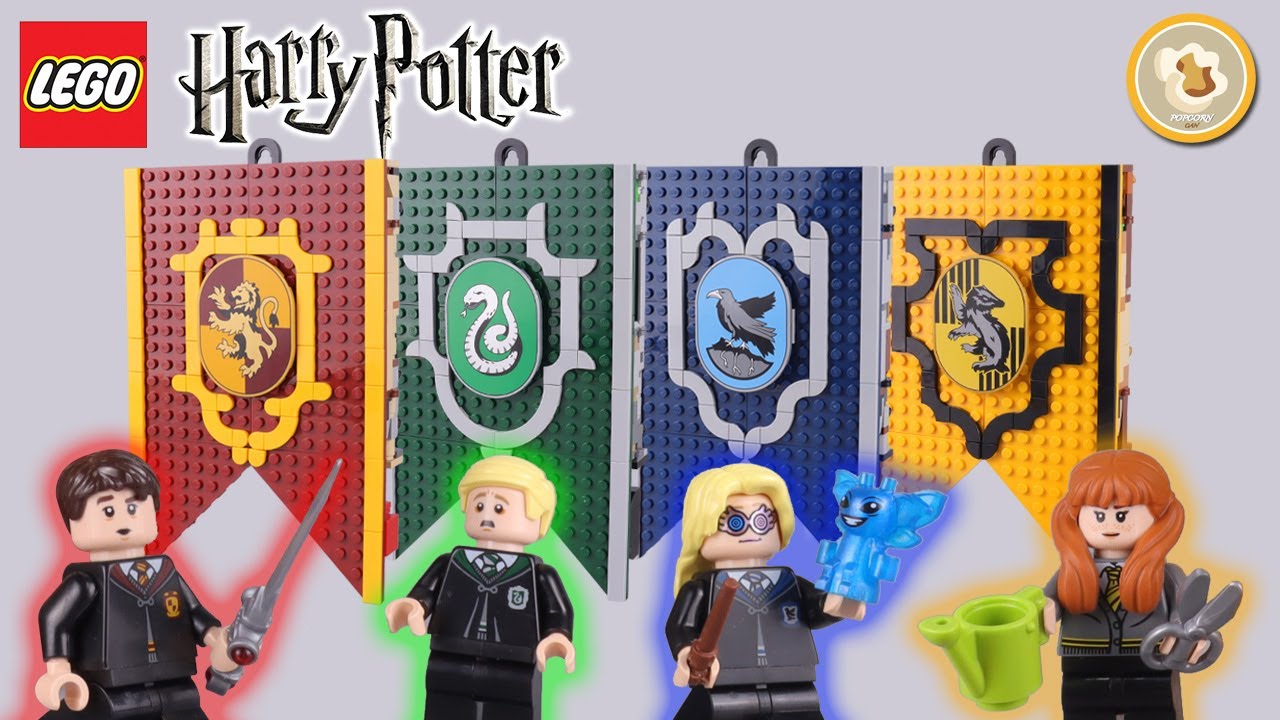 Lego Harry Potter House Banners Compilation Speed Build