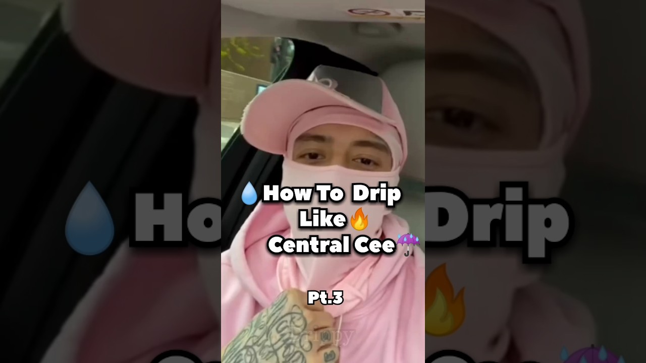 💧How To Drip Like 🔥 Central Cee 😬 || Part 3 || #centralcee #drip #shorts @CentralCee