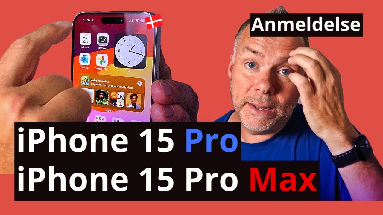 Så VILD er iPhone 15 Pro og iPhone 15 Pro Max 🔥 ANMELDELSE på dansk