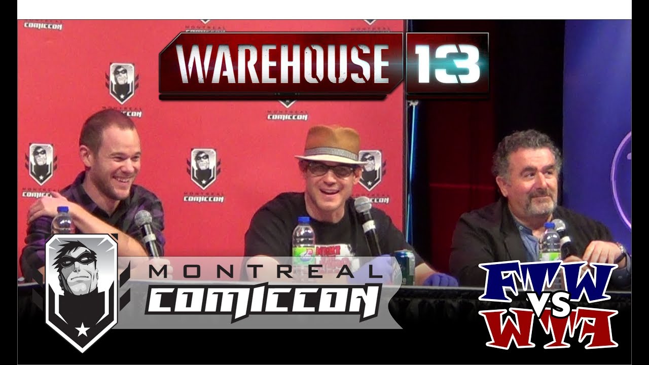 Warehouse 13 - Saul Rubinek, Eddie McClintock & Arron Ashmore - Montreal ComicCon - Full Panel