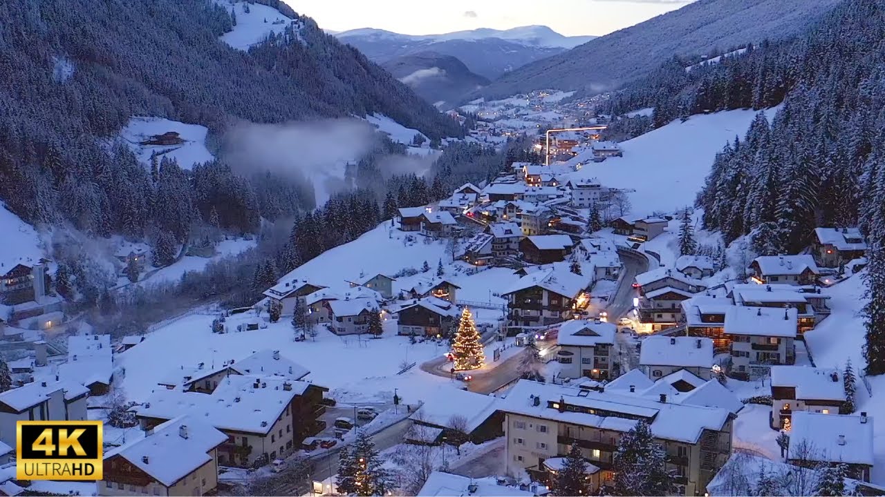 4 Minutes Of Snow Scenery In 4K HDR (ULTRA HD) | Relaxing Music | 4k HDR 60fps @4minutes In 4K ​