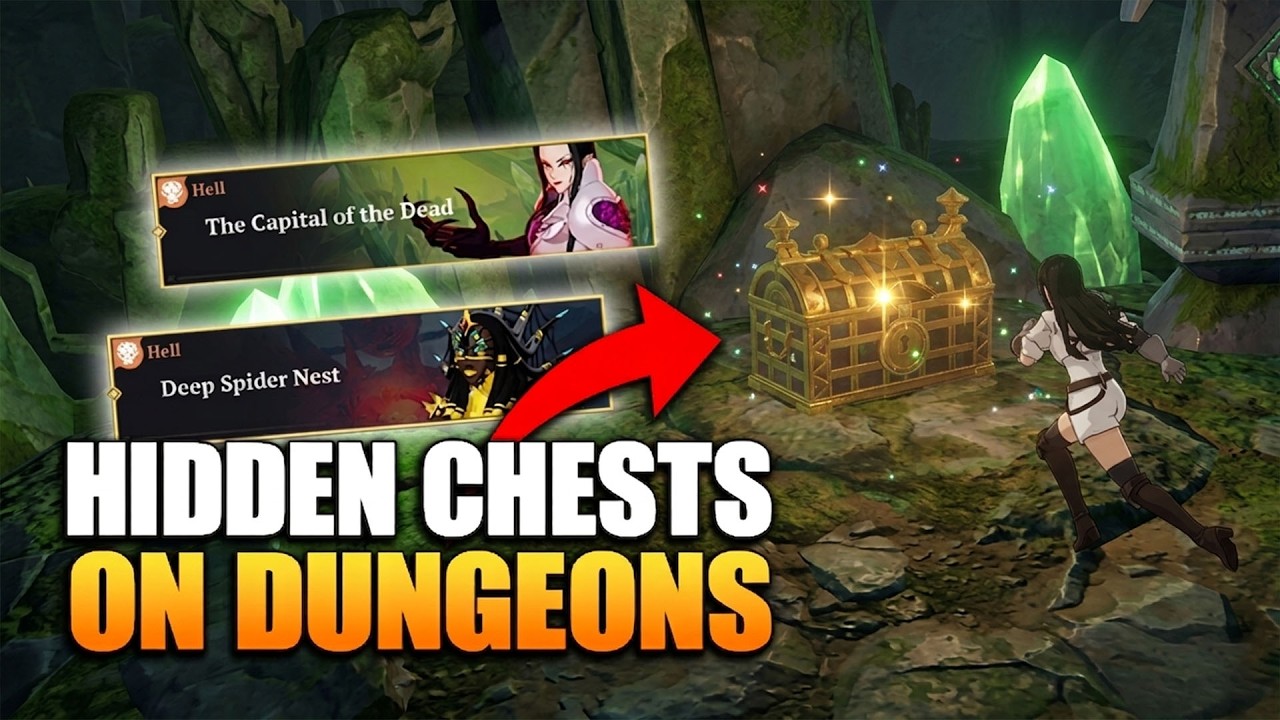 Sneaky Chests on Guila and Spider Dungeon | The Seven Deadly Sins: Origin