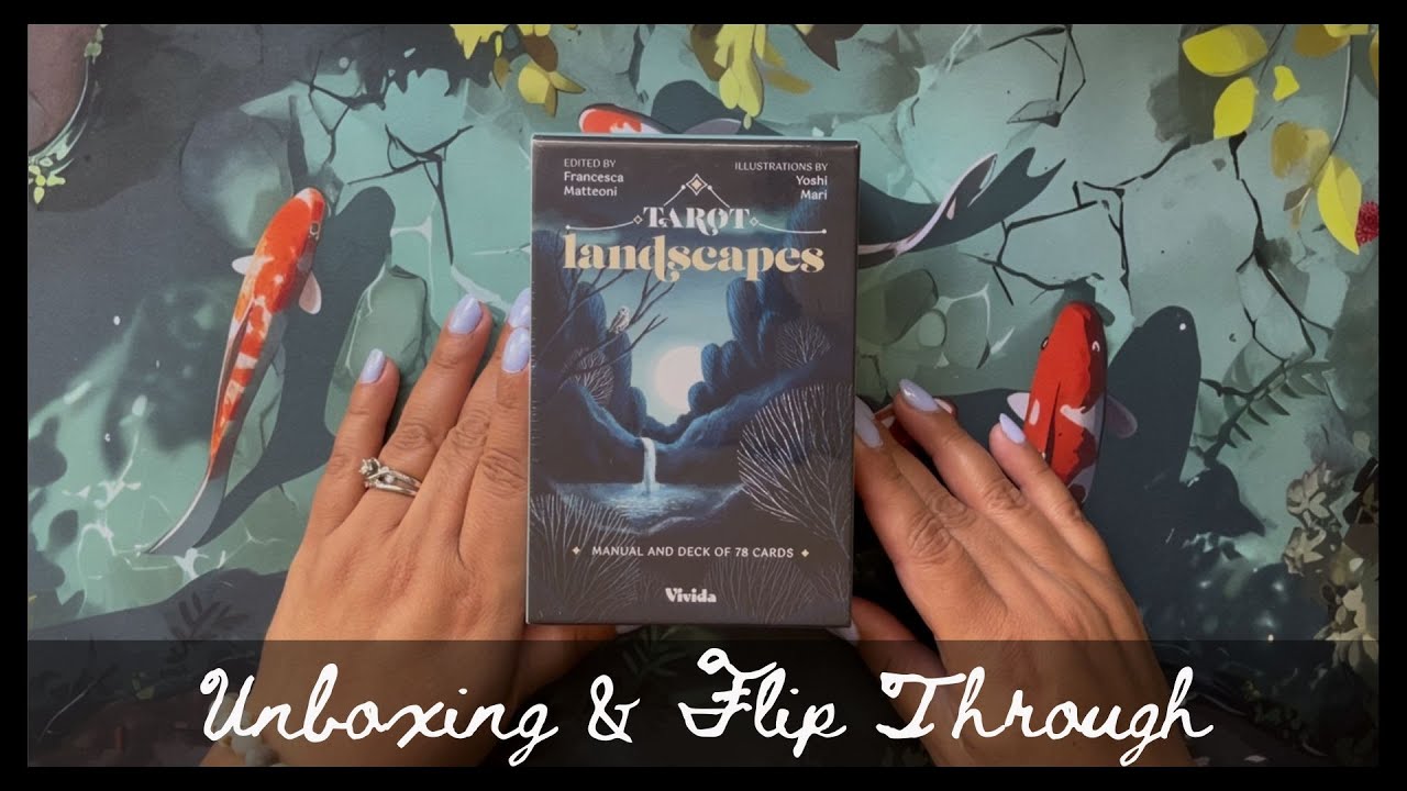 Tarot Landscapes Unboxing | #deckunboxing   #tarotcards  #deckflipthrough