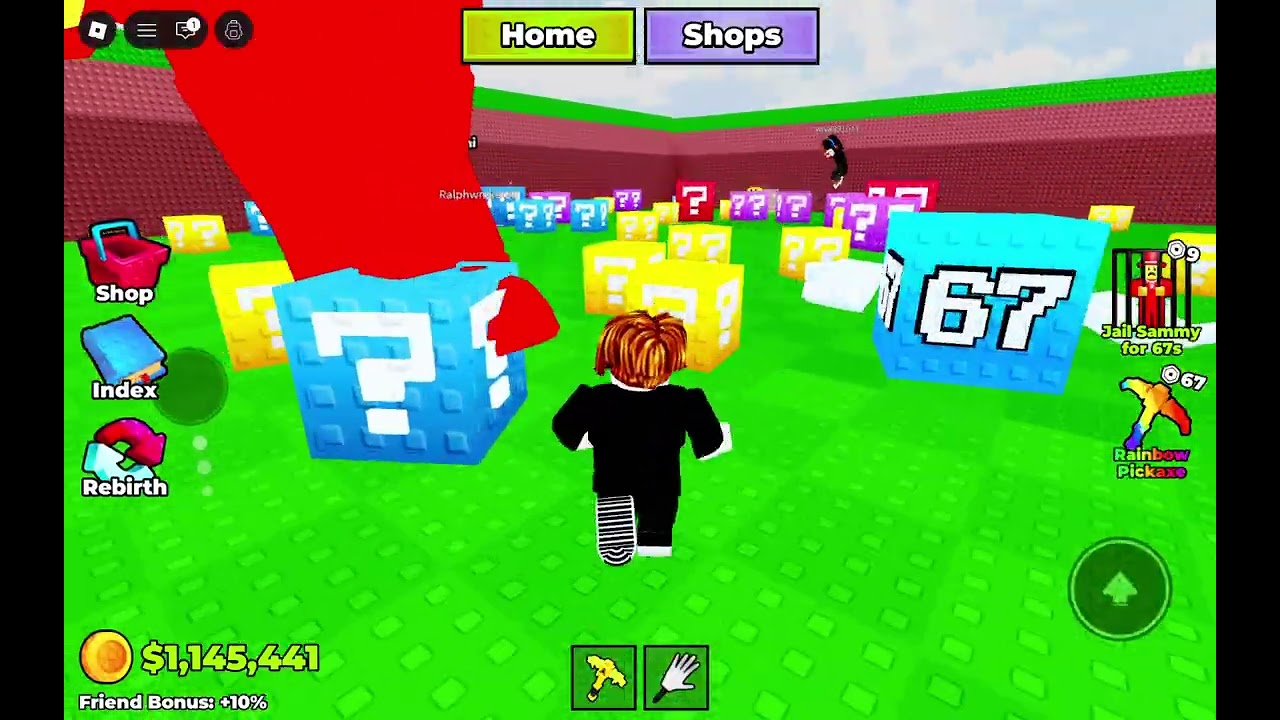 I played sammy game Break a Lucky Block